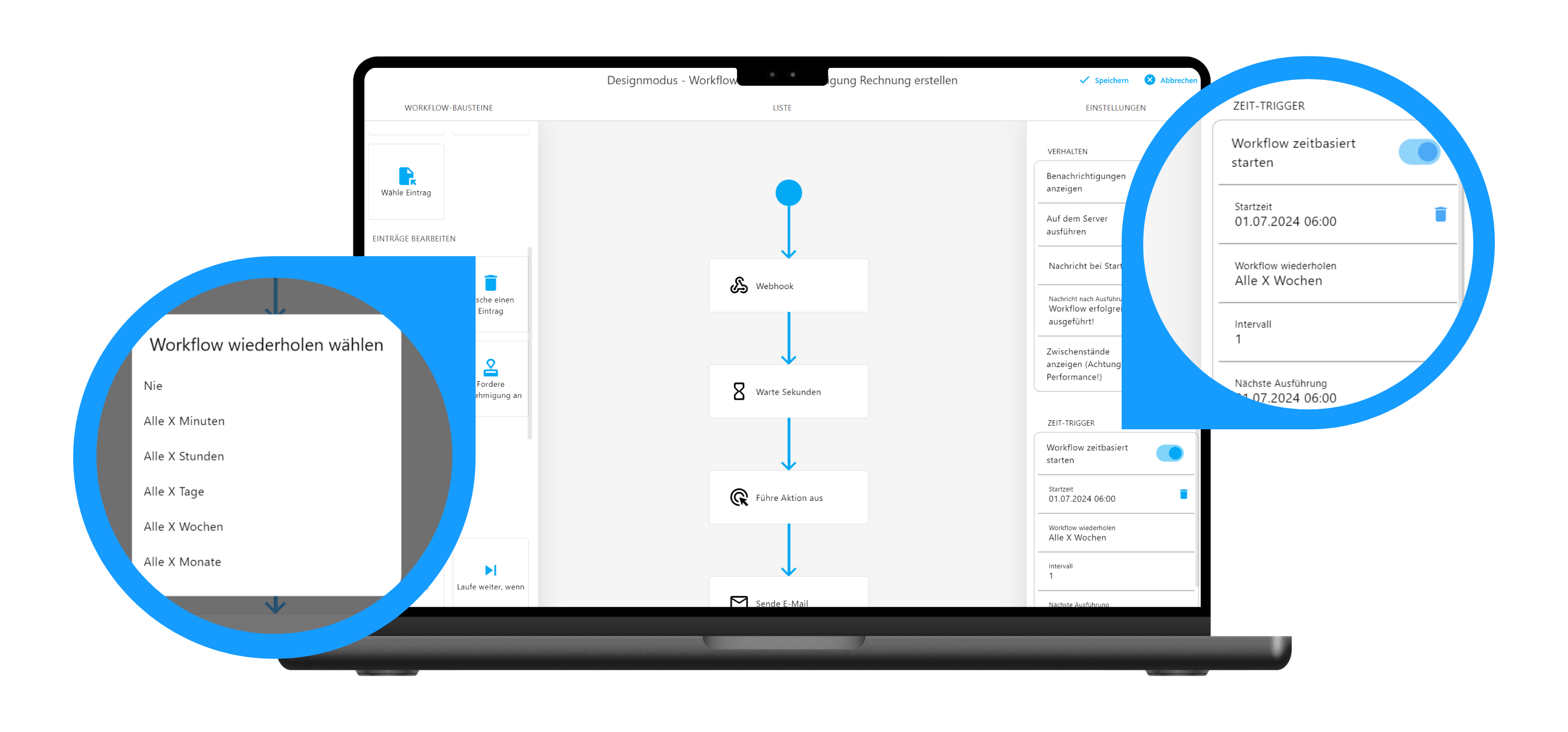 release time triggered workflows
